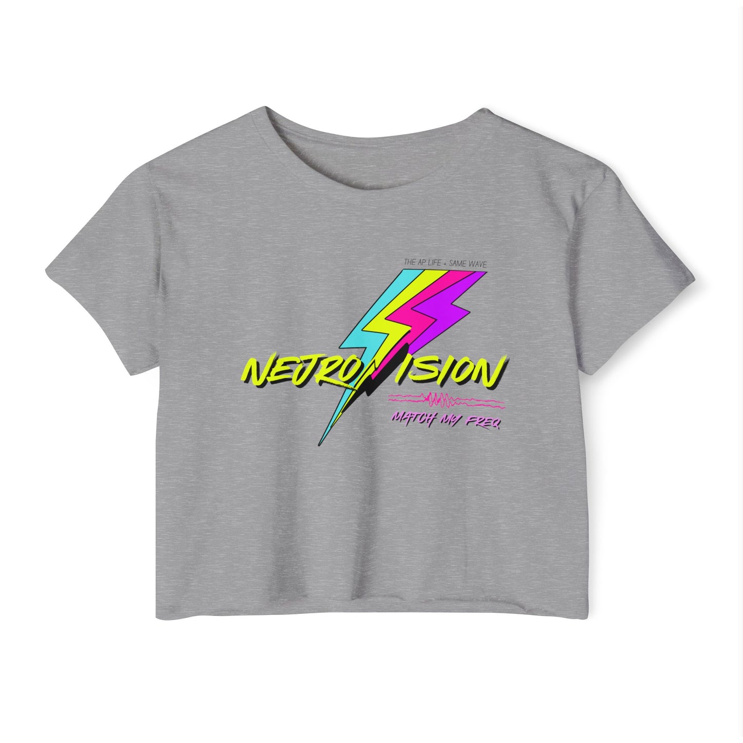 Neurovision - Match My Freq: Women's Crop Top