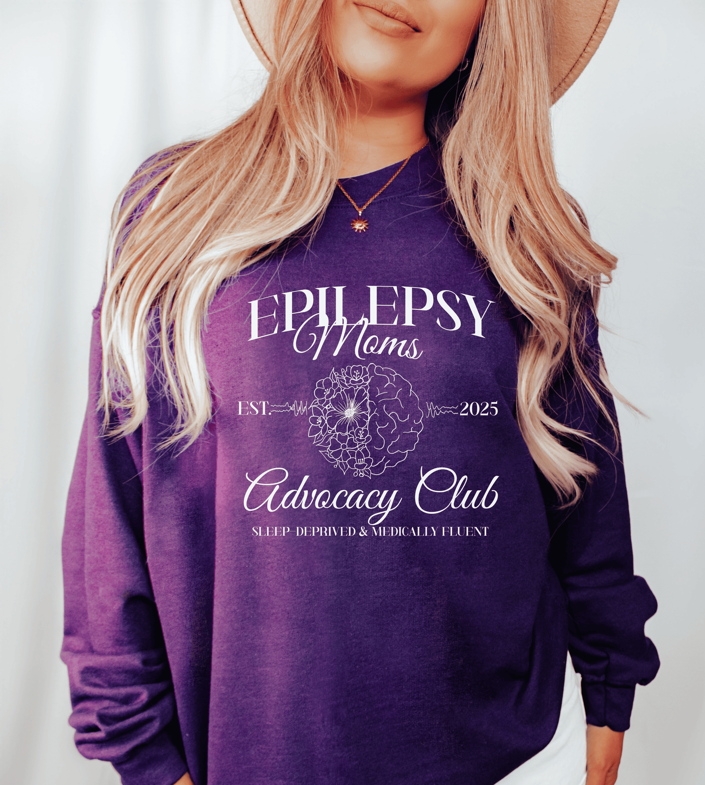 Epilepsy Moms Advocacy Club Sweatshirt