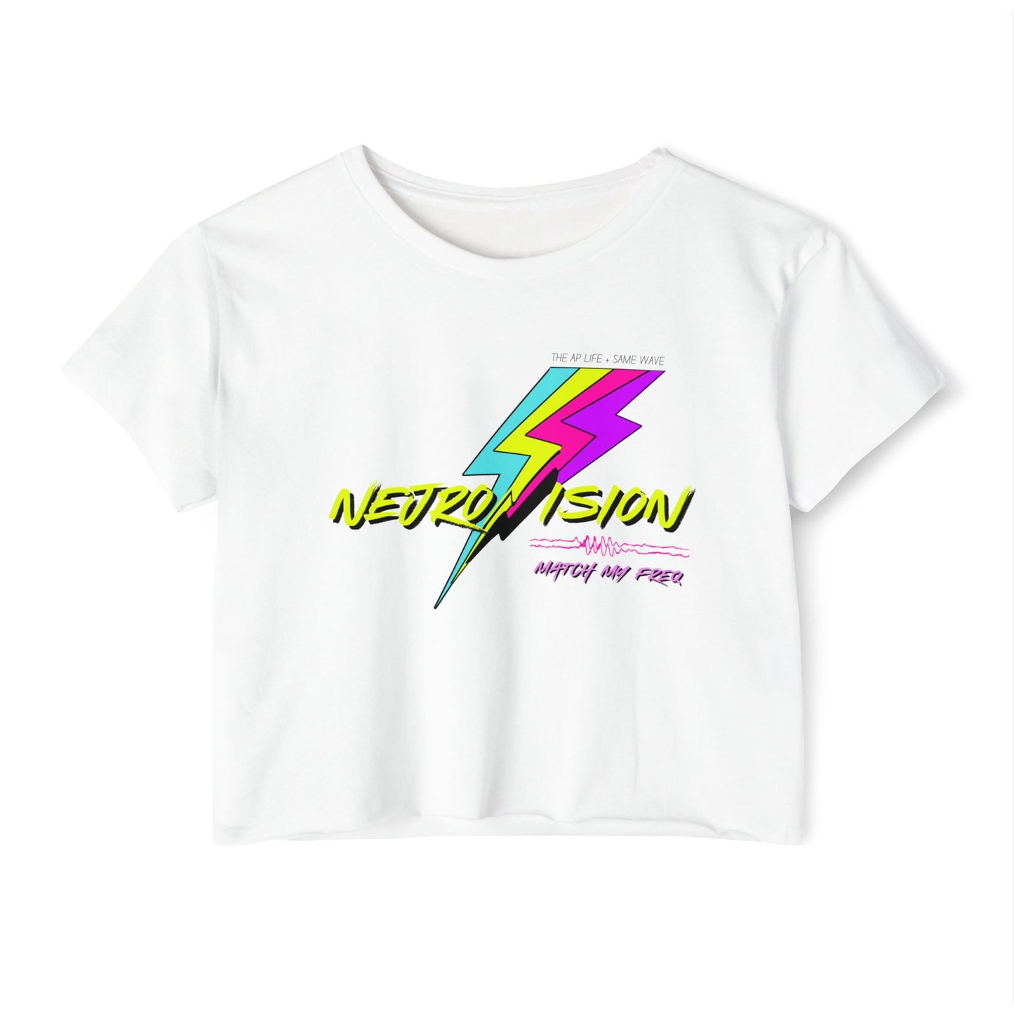 Neurovision - Match My Freq: Women's Crop Top