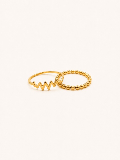 SAME WAVE Beaded Stack