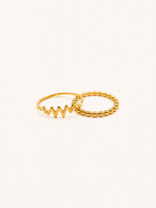SAME WAVE Beaded Stack