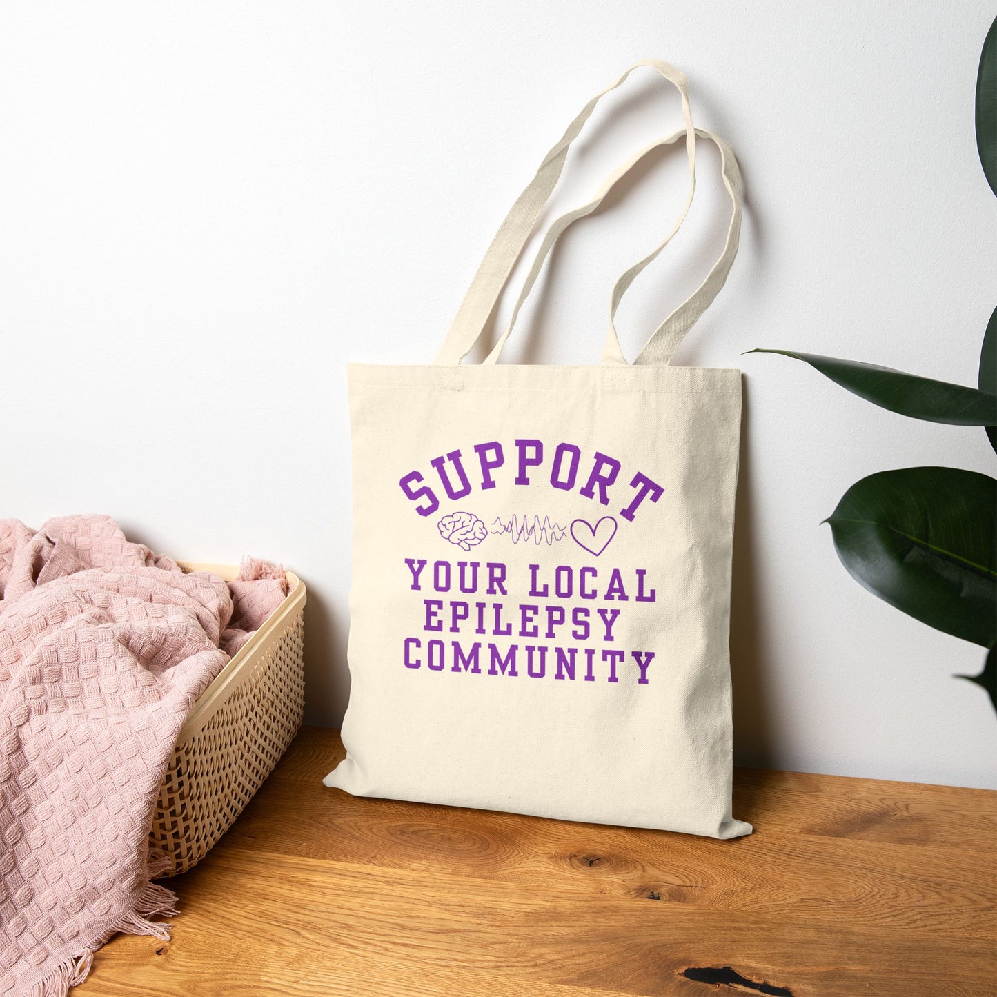 Support Your Local Epilepsy Community Tote Bag