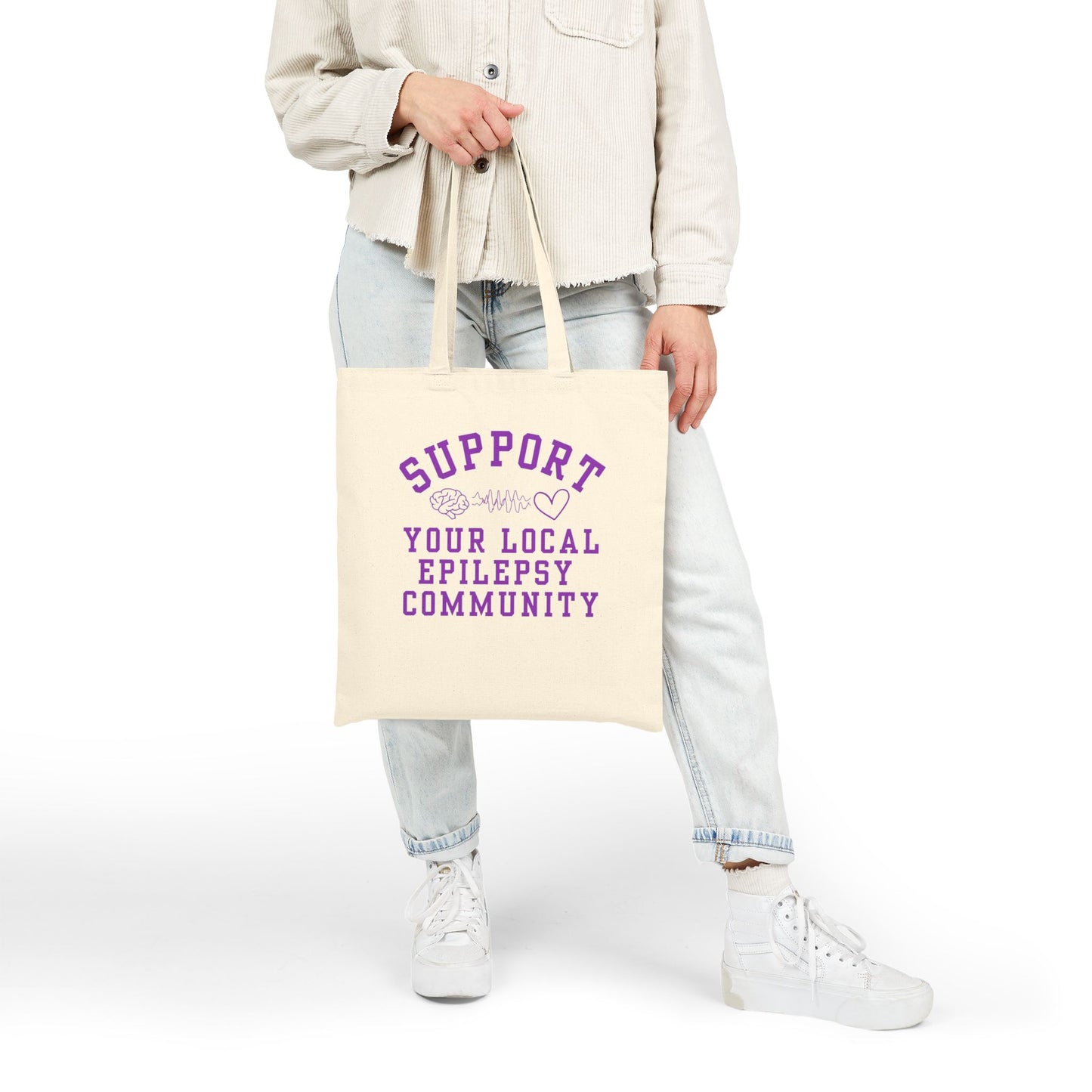 Support Your Local Epilepsy Community Tote Bag
