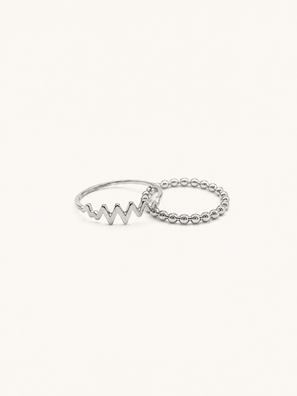 SAME WAVE Beaded Stack